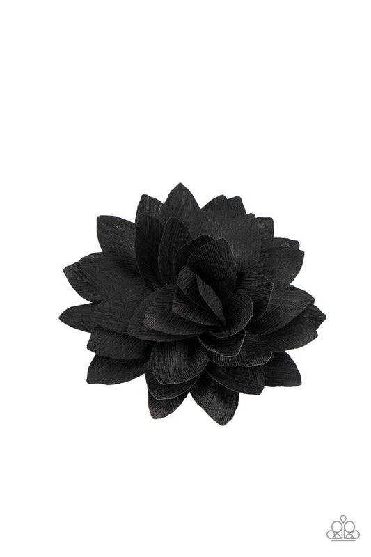 Summer Is In The Air - Black - Paparazzi Hair Accessories Image