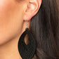 One Beach At A Time - Black - Paparazzi Earring Image