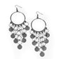 Take a CHIME Out - Black - Paparazzi Earring Image