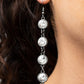 Trickle Down Twinkle - Black - Paparazzi Earring Image