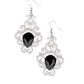Happily Ever AFTERGLOW - Black - Paparazzi Earring Image