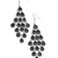 Rural Rainstorms - Black - Paparazzi Earring Image