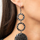 Blooming Baubles - Black - Paparazzi Earring Image