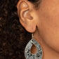 Botanical Butterfly - Black - Paparazzi Earring Image