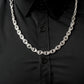 Paparazzi Necklace ~ Grit and Gridiron - Silver
