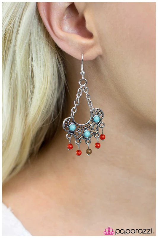 Paparazzi Earring ~ Jane of The Jungle - Multi