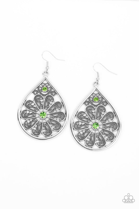 Paparazzi Earring ~ Whimsy Dreams - Green