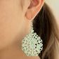 Floral Affair - Green - Paparazzi Earring Image