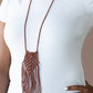 Macrame Mantra - Brown - Paparazzi Necklace Image