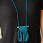 Between You and MACRAME - Blue - Paparazzi Necklace Image