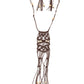 Macrame Majesty - Brown - Paparazzi Necklace Image