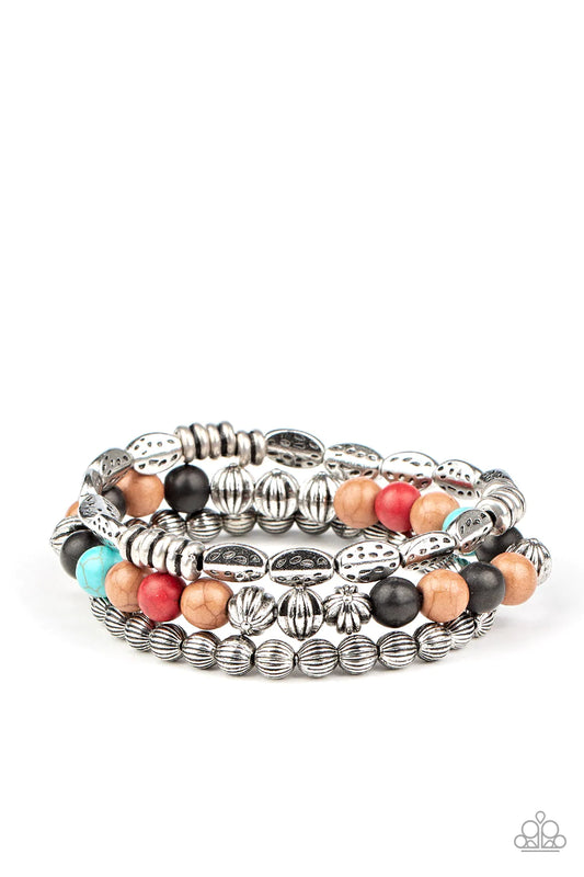 Pulsera Paparazzi ~ La meca de la mezcla de frutos secos - Multicolor