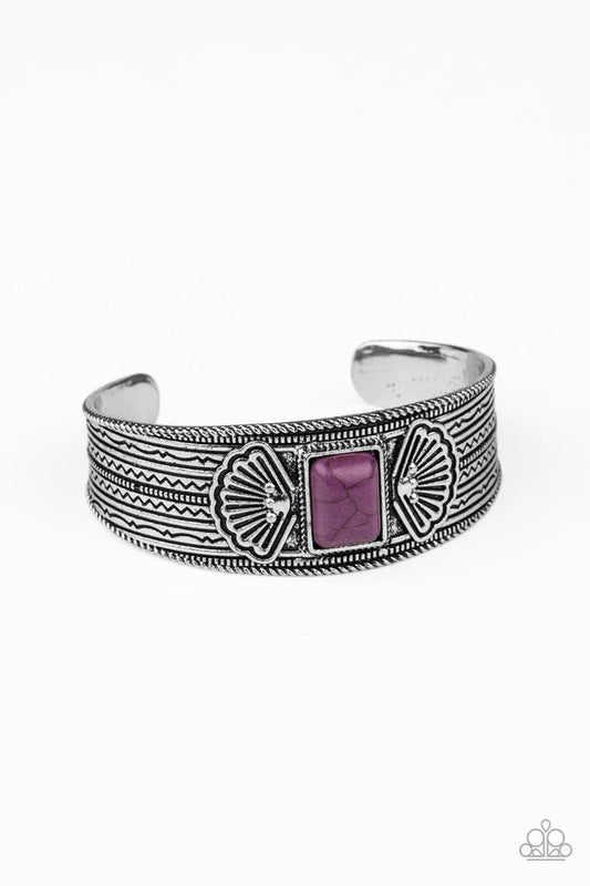 Ocean Mist - Purple - Paparazzi Bracelet Image