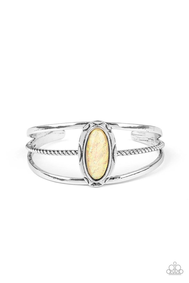 Stone Sahara - Yellow - Paparazzi Bracelet Image