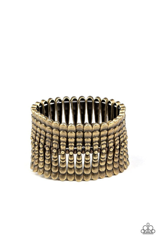 Level The Field - Brass - Paparazzi Bracelet Image