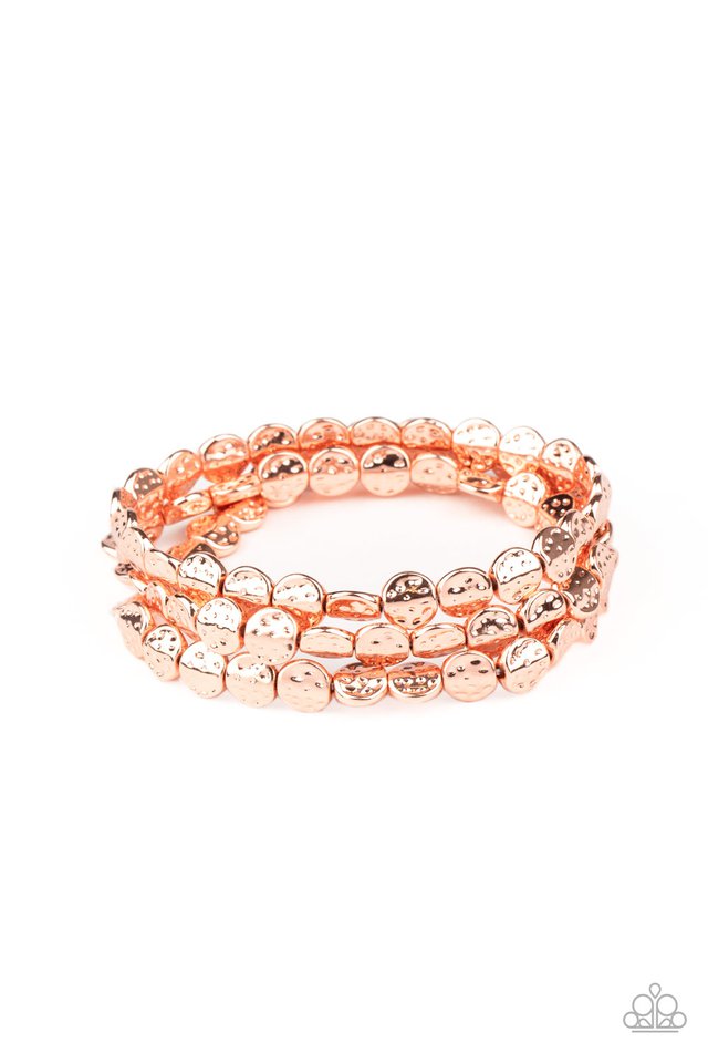Hammered Heirloom - Copper - Paparazzi Bracelet Image