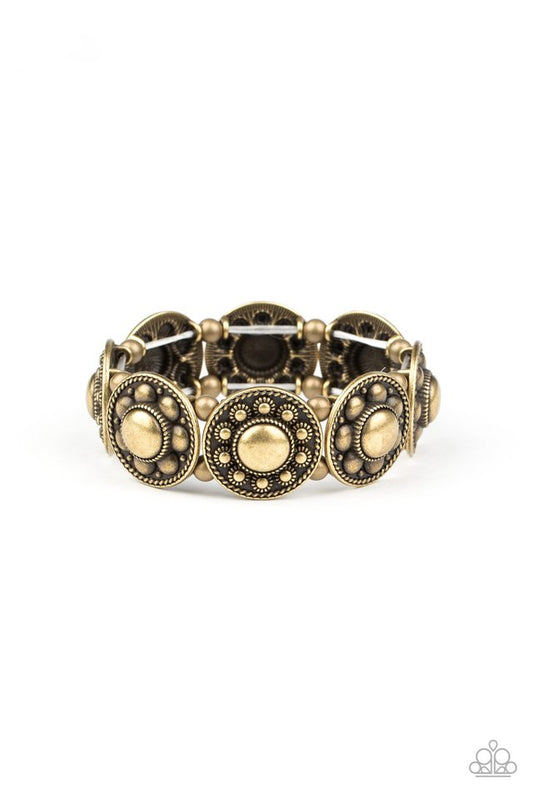 Rural Fields - Brass - Paparazzi Bracelet Image