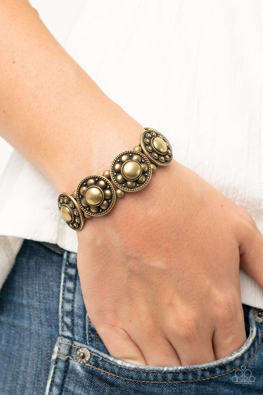 Rural Fields - Brass - Paparazzi Bracelet Image