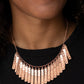 Metallic Muse - Copper - Paparazzi Necklace Image