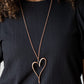 HEARTS So Good - Copper - Paparazzi Necklace Image