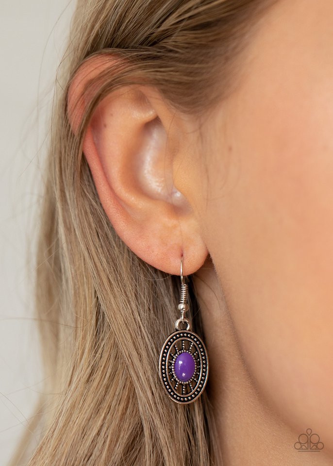アクセサリー ta722piro Paparazzi Necklace ~ Totally TERRA-torial - Purple – Paparazzi