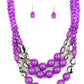 Flamingo Flamboyance - Purple - Paparazzi Necklace Image