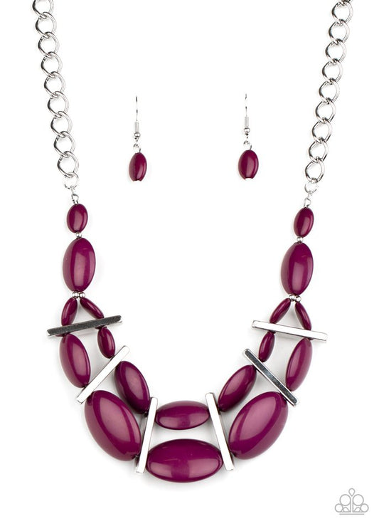 Law of the Jungle - Purple - Paparazzi Necklace Image