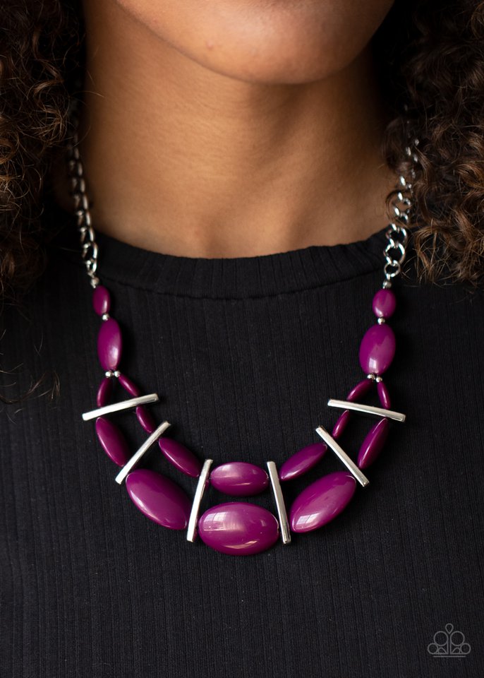 Law of the Jungle - Purple - Paparazzi Necklace Image