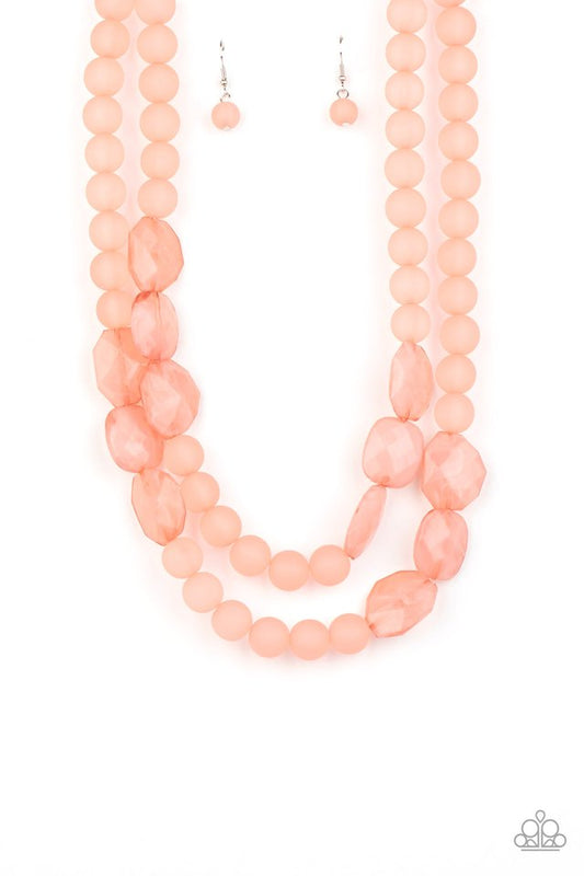 Arctic Art - Pink - Paparazzi Necklace Image