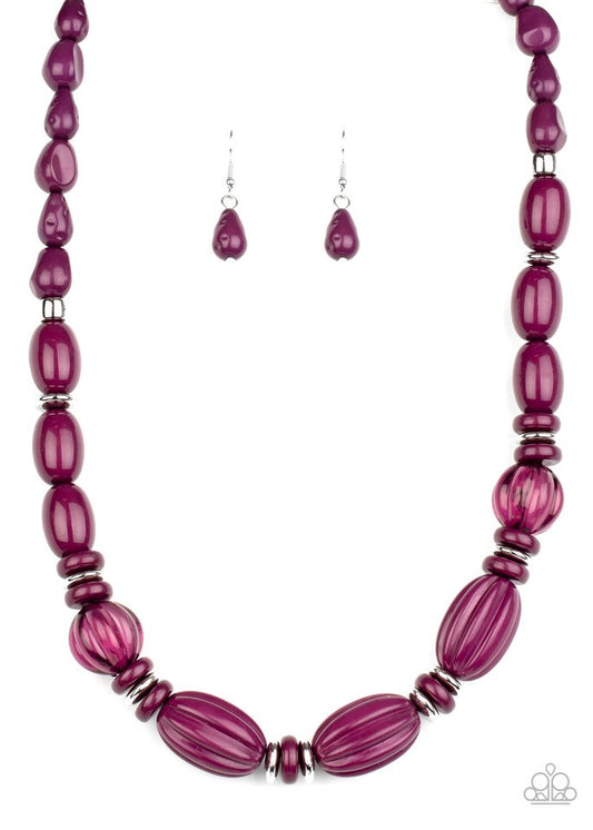 High Alert - Purple - Paparazzi Necklace Image