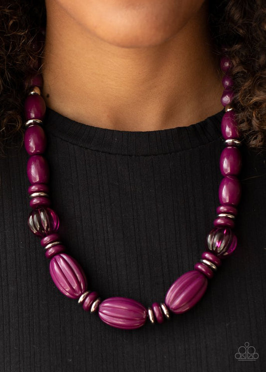 High Alert - Purple - Paparazzi Necklace Image