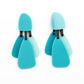 All FAUX One - Blue - Paparazzi Earring Image