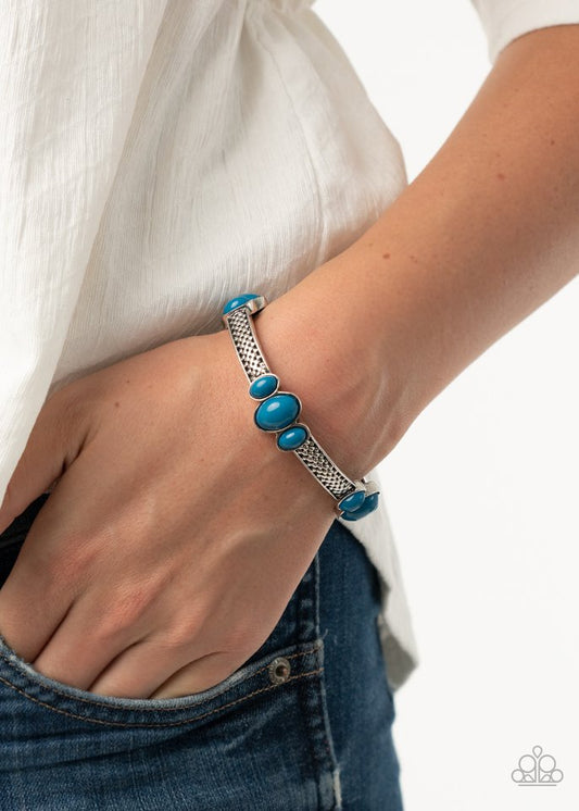 Instant Zen - Blue - Paparazzi Bracelet Image