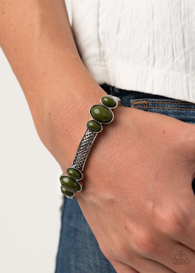 Instant Zen - Green - Paparazzi Bracelet Image