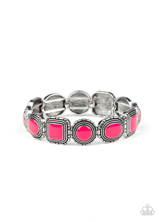 Vividly Vintage - Pink - Paparazzi Bracelet Image