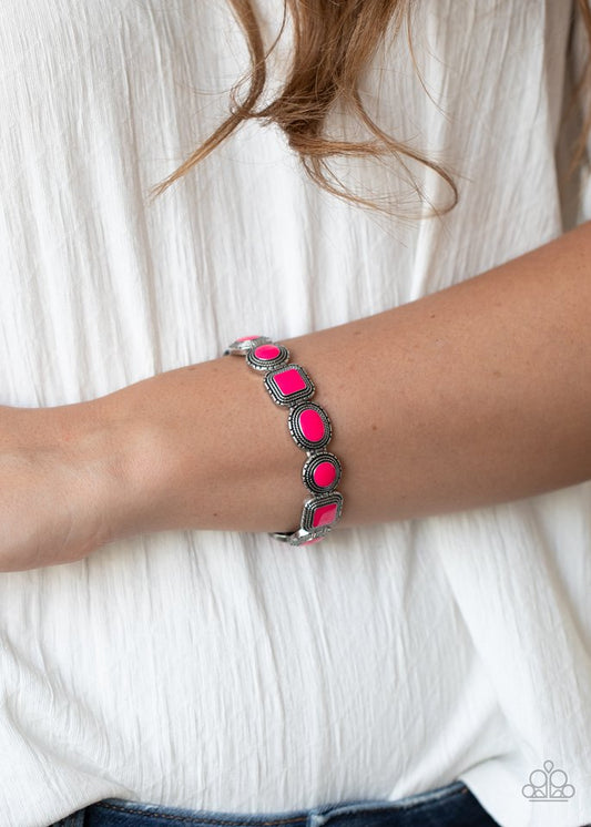 Vividly Vintage - Pink - Paparazzi Bracelet Image