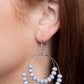 Paradise Party - Silver - Paparazzi Earring Image
