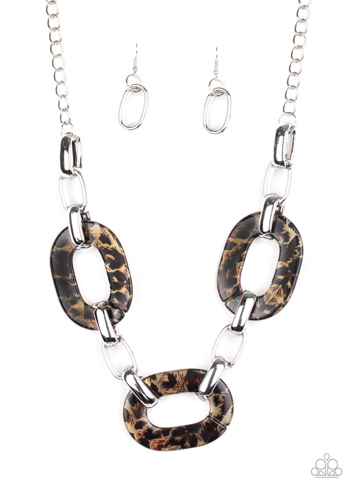 Sink Your Claws In - Brown - Paparazzi Necklace Image