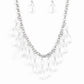 Crystal Enchantment - White - Paparazzi Necklace Image