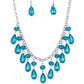 Crystal Enchantment - Blue - Paparazzi Necklace Image