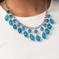 Crystal Enchantment - Blue - Paparazzi Necklace Image