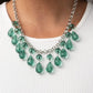 Crystal Enchantment - Green - Paparazzi Necklace Image