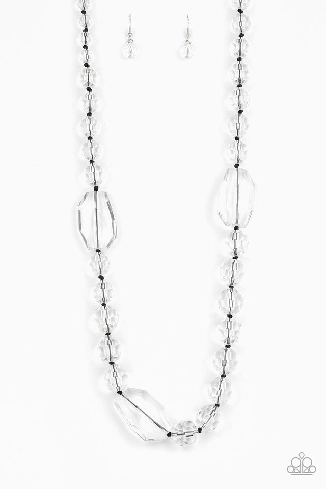 Malibu Masterpiece - White - Paparazzi Necklace Image