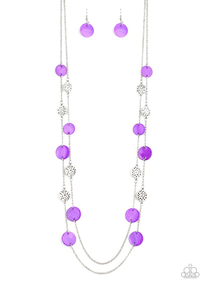 Ocean Soul - Purple - Paparazzi Necklace Image