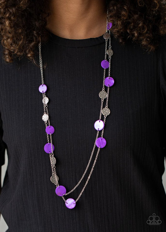 Ocean Soul - Purple - Paparazzi Necklace Image