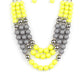 BEAD Your Own Drum - Yellow - Paparazzi Necklace Image