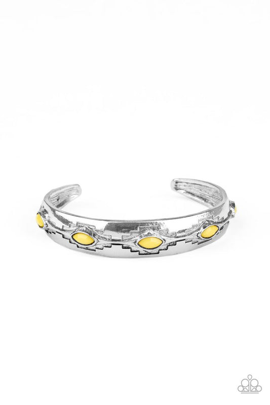 Santa Fe Scene - Yellow - Paparazzi Bracelet Image