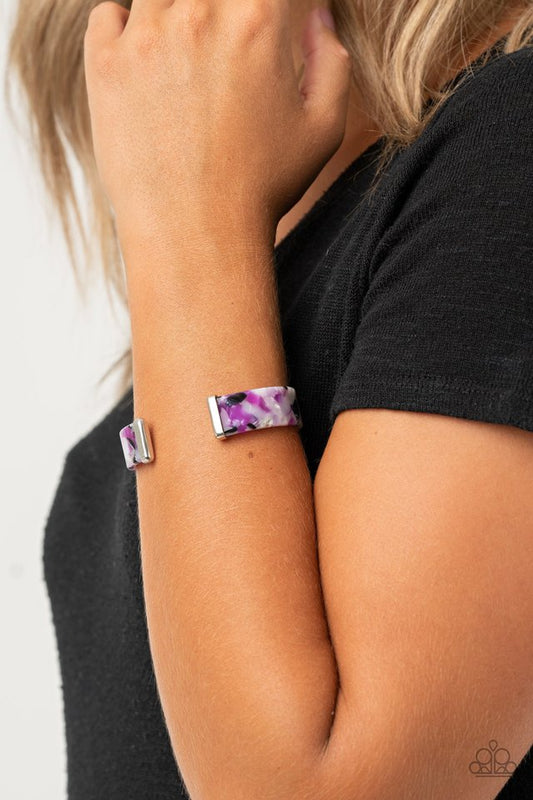 Its Getting HAUTE In Here - Purple - Paparazzi Bracelet Image