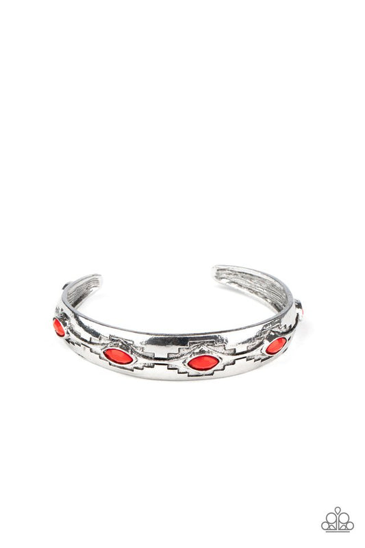 Santa Fe Scene - Red - Paparazzi Bracelet Image