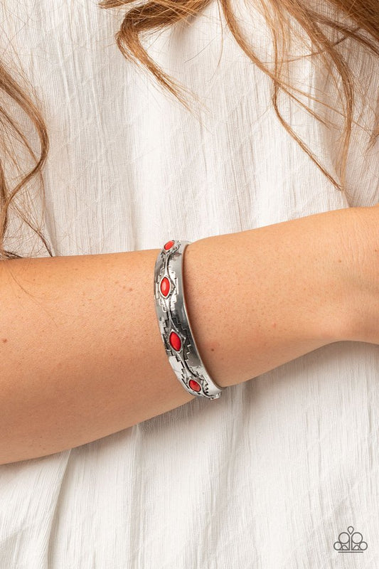 Santa Fe Scene - Red - Paparazzi Bracelet Image